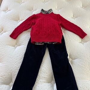 Ralph Lauren 3T Boys Holiday Outfit